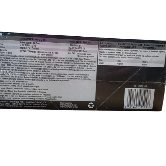 57 Chevy Bel Air Model Kit - Black - Picture 2 of 4